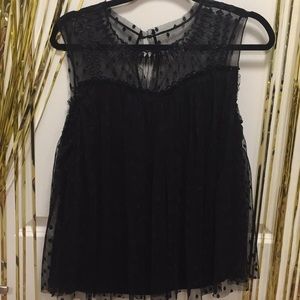 miami brand embroidered black top from francesca’s